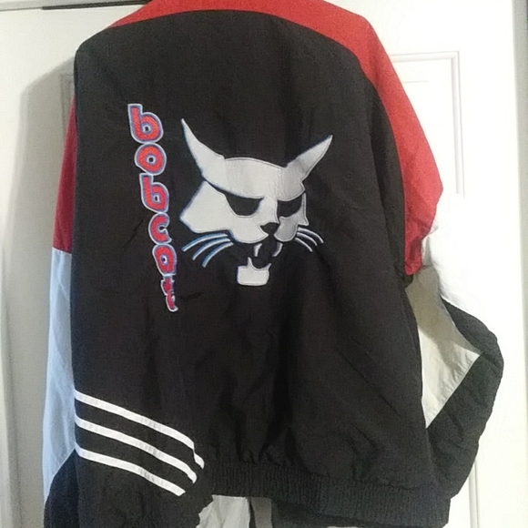 VINTAGE BOBCAT nylon Windbreaker 2XL NEVER WORN - Picture 1 of 3